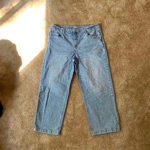 Old Navy Straight Wide Leg Jeans 16